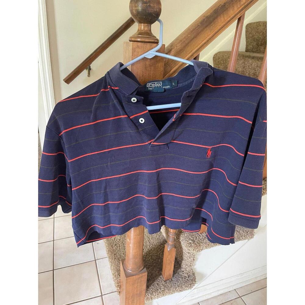 Cropped Polo Shirt